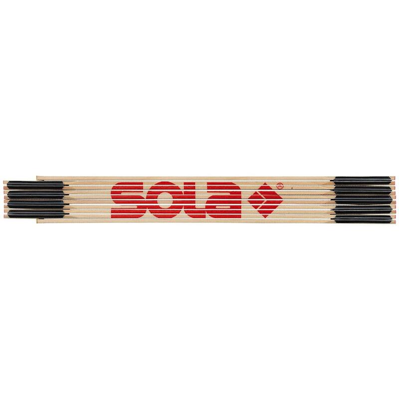 VOUWMETER HOUT 2M WIT       H 2/10            SOLA