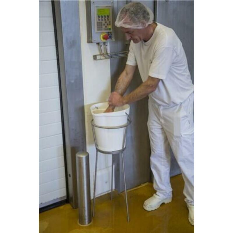 SEAU PP/INOX BLANC          5686/5 - 12L     VIKAN