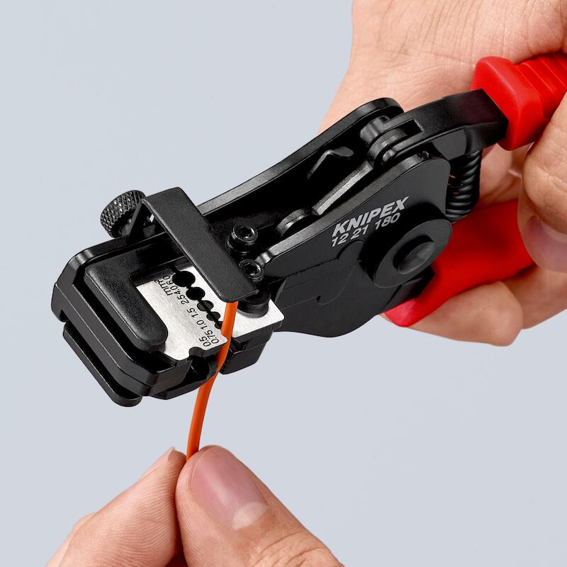 PINCE À DÉNUDER AUTOMATIQUE 12 21 - 180MM   KNIPEX