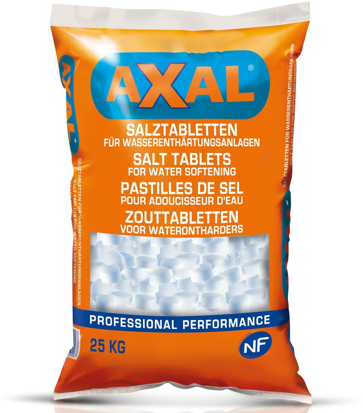 ZOUTTABLETTEN  VOOR WATERONTHANDERS - AXAL  - 25 KG