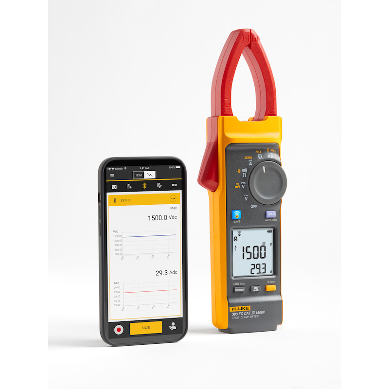 PINCE AMPÈRE AC/DC 2500A    FLUKE-393FC/E    FLUKE