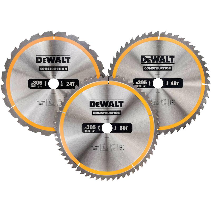 SET CIRKELZAAGBLADEN        DT1964-QZ  (3ST)DEWALT