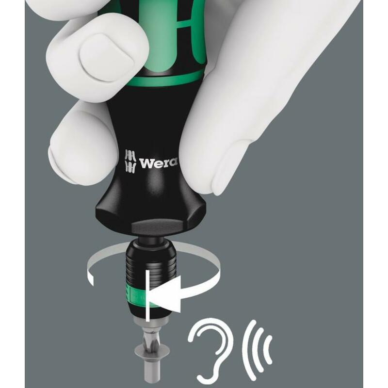 WERA SERIE 7400 KRAFTFORM PISTOOLGREEP INSTELBAREMOMENTSCHROEVENDRAAIER MET RAPIDAPTOR SNELWISSELHOUDER