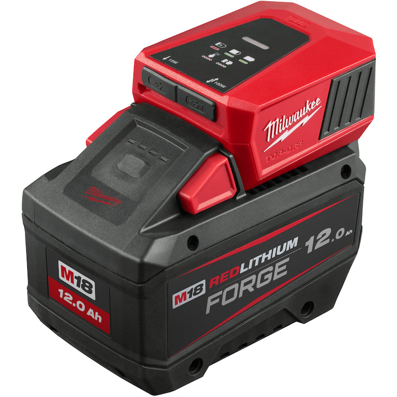 Milwaukee - Battery charger and power bank - M18 TC-0 - Li-ion - 18 V - 2.5 a - 08123303