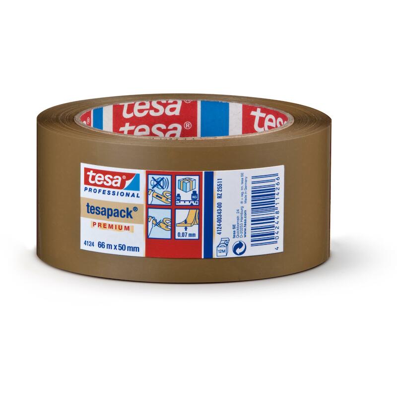 RUBAN ADH.TESAPACK CHAMOIS  4124  38MM X 66M  TESA