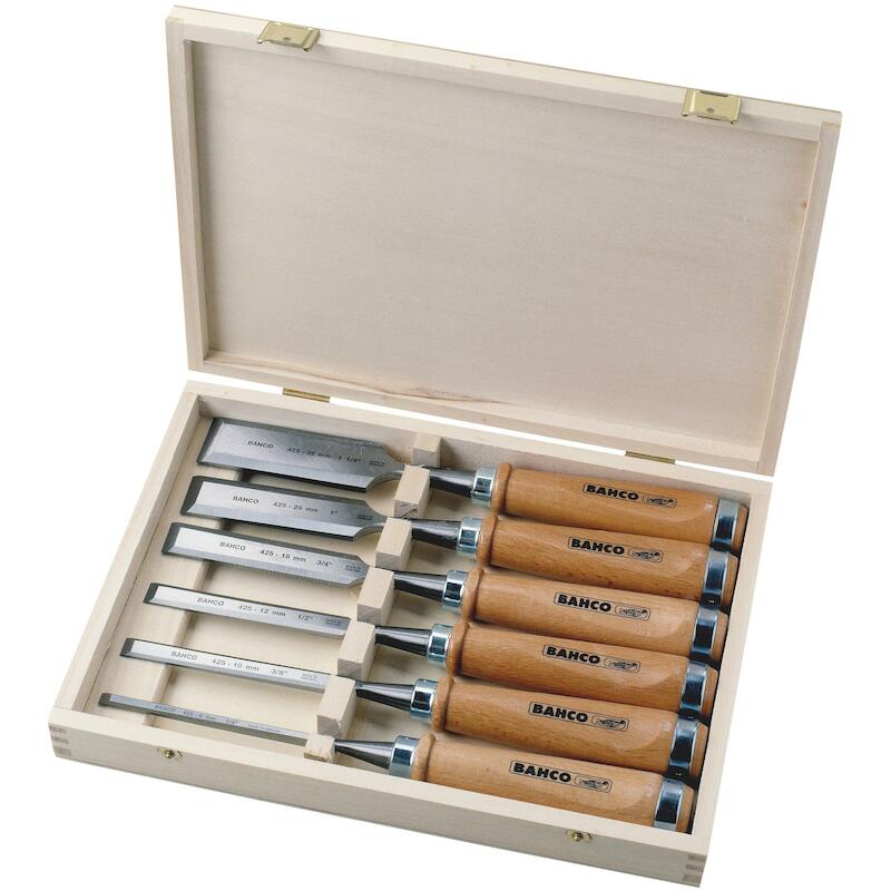 JEU DE CISEAUX À BOIS       425-083 6PCS     BAHCO
