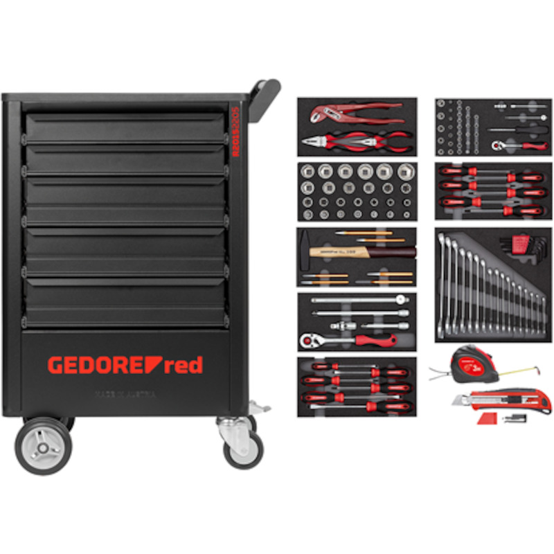 SERVANTE D'ATELIER REMP.5T. R21562005 (119PC)GEDOR