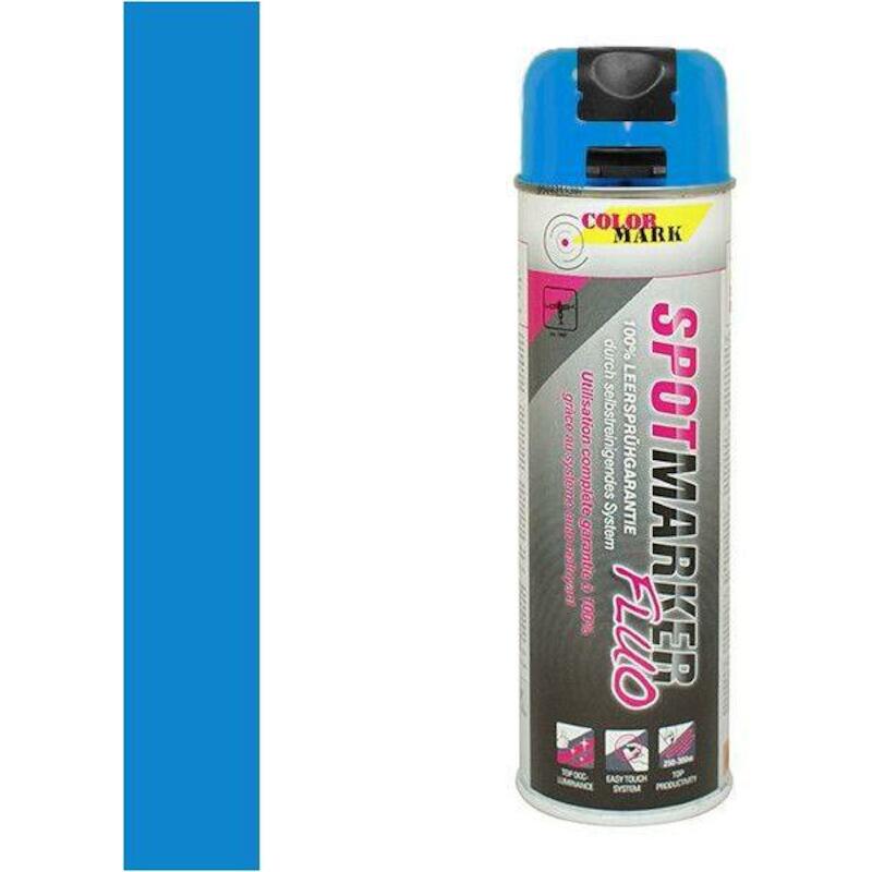 MARK.SPRAY FLUO-BLAUW 500ML SPOTMARKER   COLORMARK