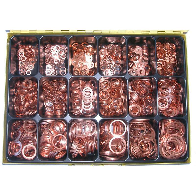 ASSORTIMENT KOPER DICHTINGEN 7603 6-30MM  1600ST