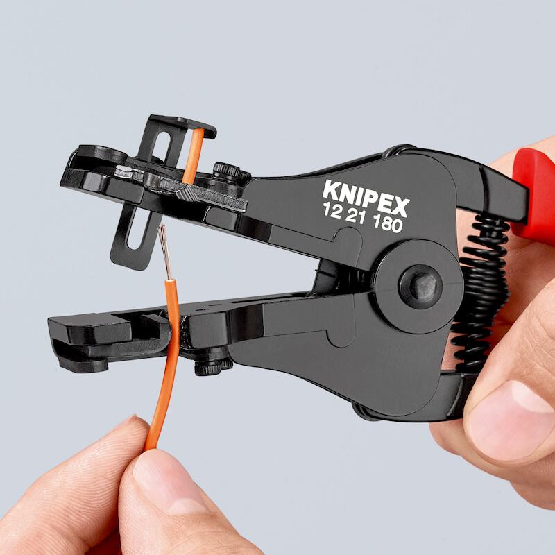 PINCE À DÉNUDER AUTOMATIQUE 12 21 - 180MM   KNIPEX