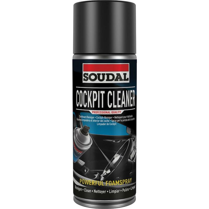 NETTOYANT MOUSSE 400ML      COCKPIT CLEANER SOUDAL