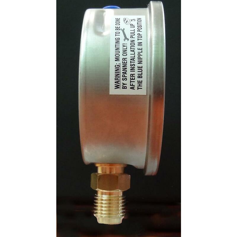 MANOMETRE 1/4"OA D63-0/4BAR     1151   INOX GLYC.