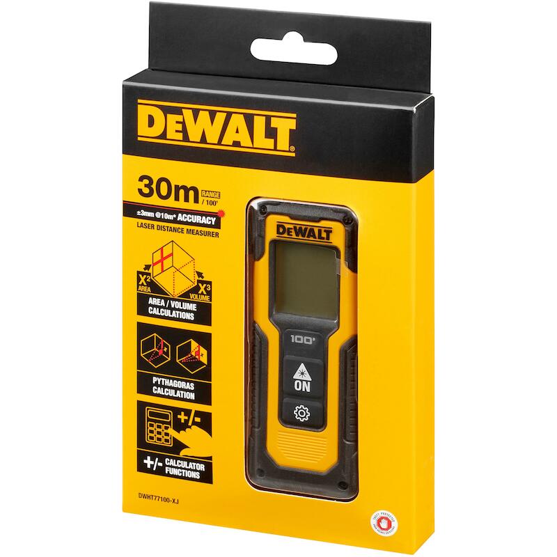 LASERAFSTANDSMETER 30M      DWHT77100       DEWALT