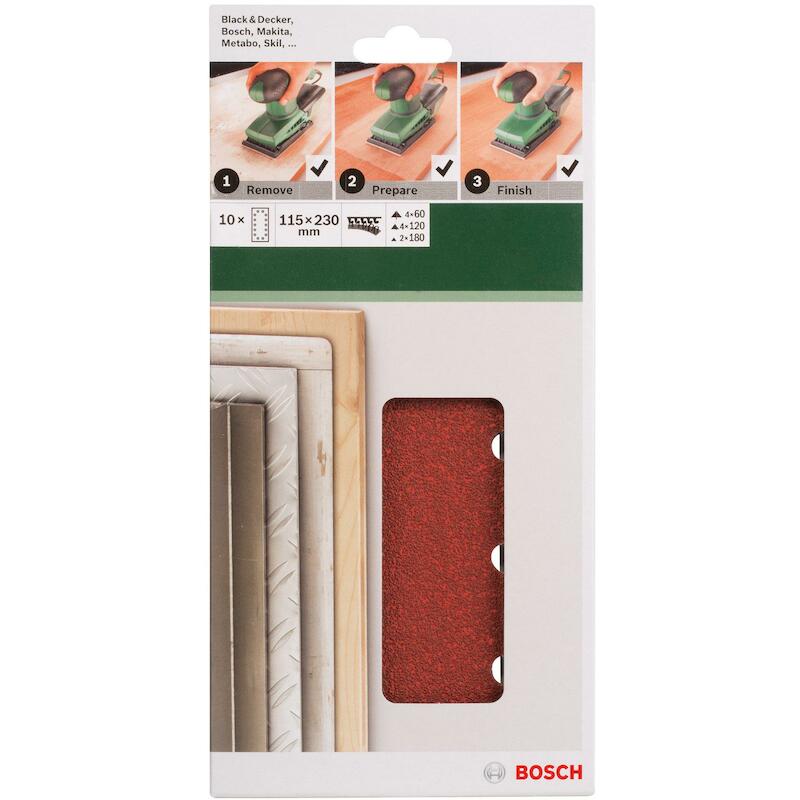 SET SCHUURVELL.115X230 14G. 2609256B25 DIVERS(10ST