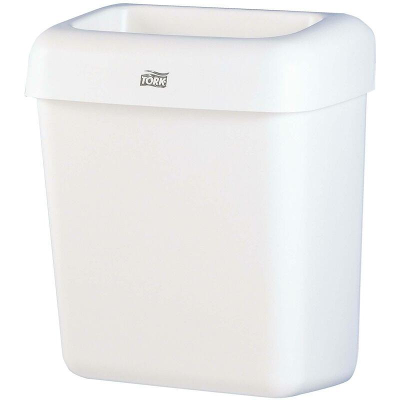 POUBELLE PLASTIC 20L        226100 -BLANC  B2 TORK