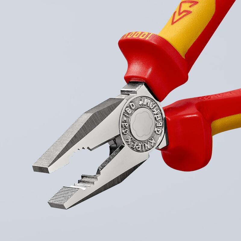 COMBINATIETANG VDE          03 06 - 180MM   KNIPEX
