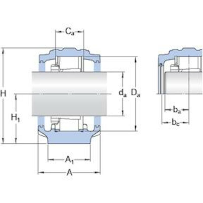 LAGERHUIS                   SNLN 3028          SKF