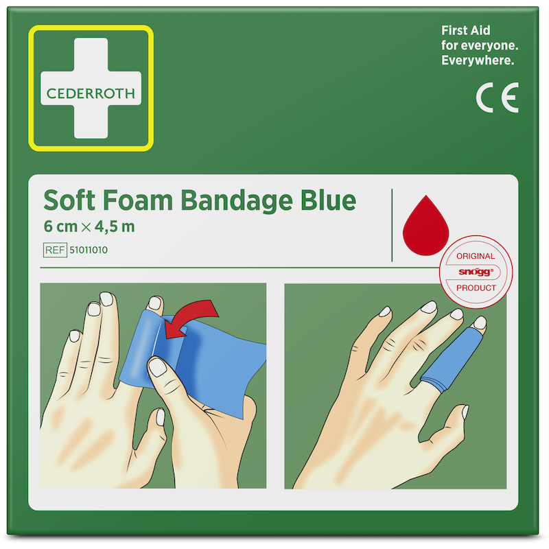 SCHUIMPLEISTER BLAUW 6CM    51011010 - 4,5M  CEDER
