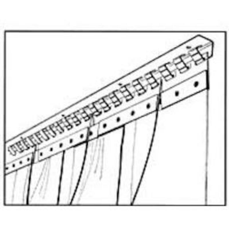PVC-ZACHT TRANSPARANT       CRYSTAL  - 300X2MM