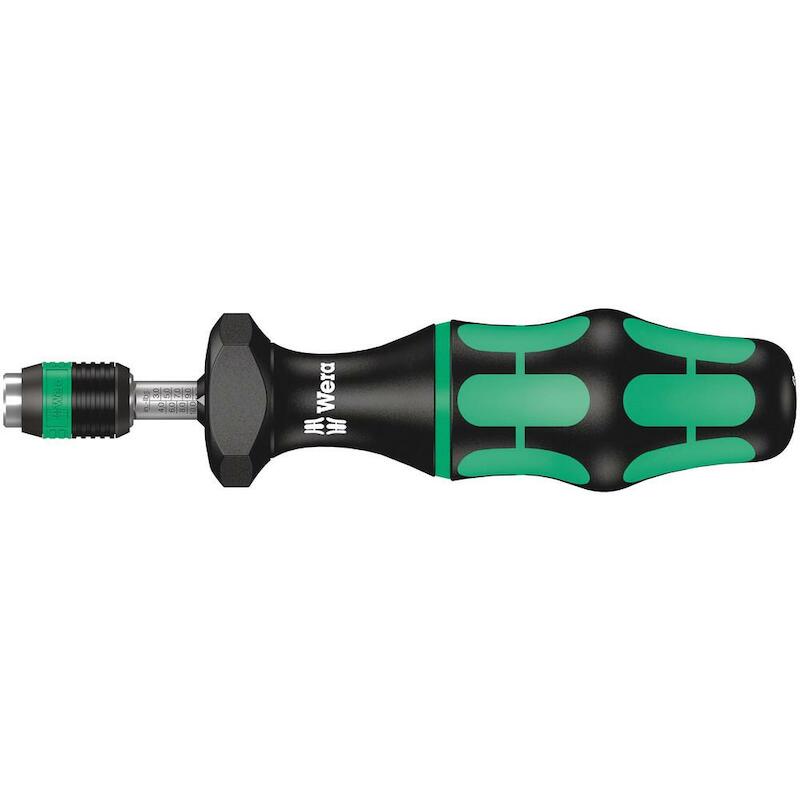 WERA SERIE 7400 KRAFTFORM INSTELBARE MOMENTSCHROEVENDRAAIER (2,5 - 29,0 IN. LBS.) MET RAPIDAPTOR SNELWISSELHOUDER (5 IN. LBS.)