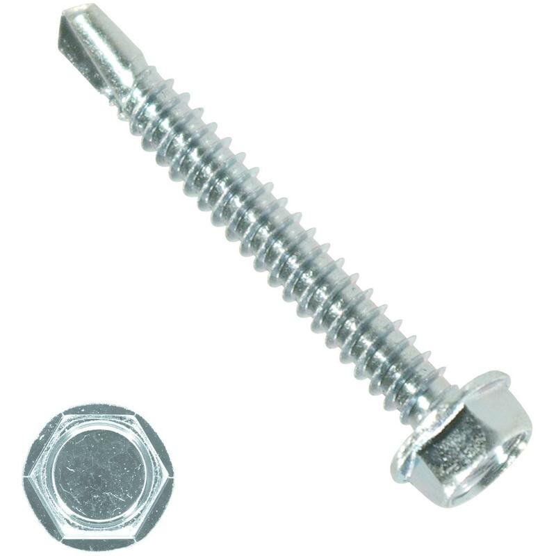 TEKS ZELFBORENDE SCHROEF - ZESKANT - DIN 7504K - 4,8 X 16 MM - VERZINKT