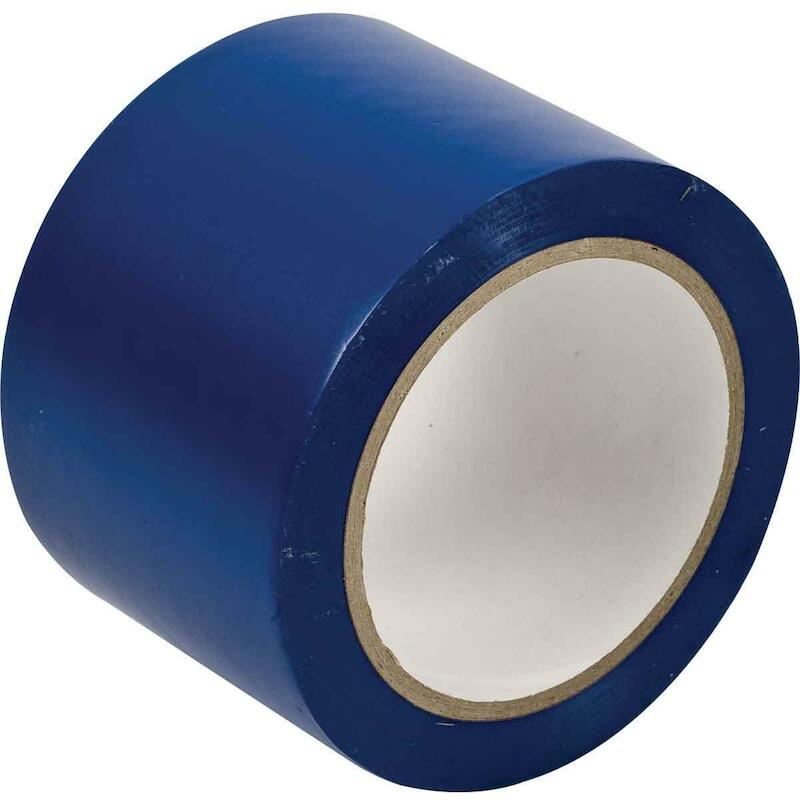 BANDE DE MARQ.AU SOL BLEU   058221 75MMX33M  BRADY