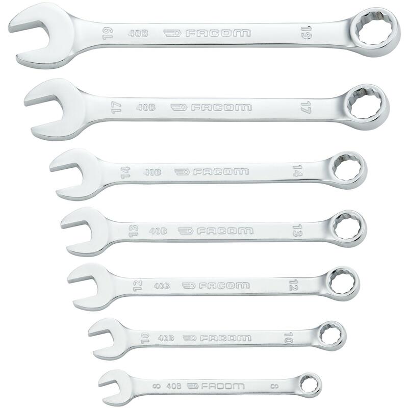 JEU DE CLÉS MIXTES EN ETUI  40B.JP7PB  (7PC) FACOM