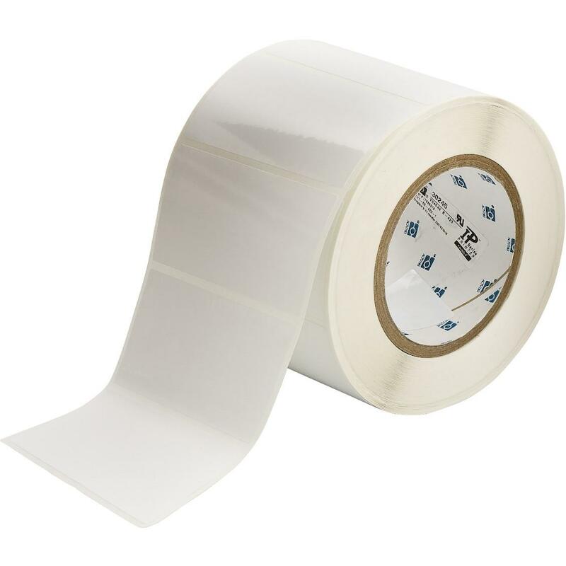 ETIQUETTE BRILLANT BLANC    062394(1000)101,6X50,8