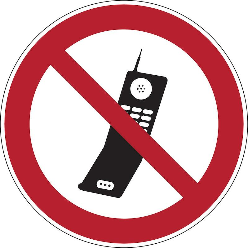 PICTO PP UTIL.GSM INTERDIT  PIC235 100MM     BRADY
