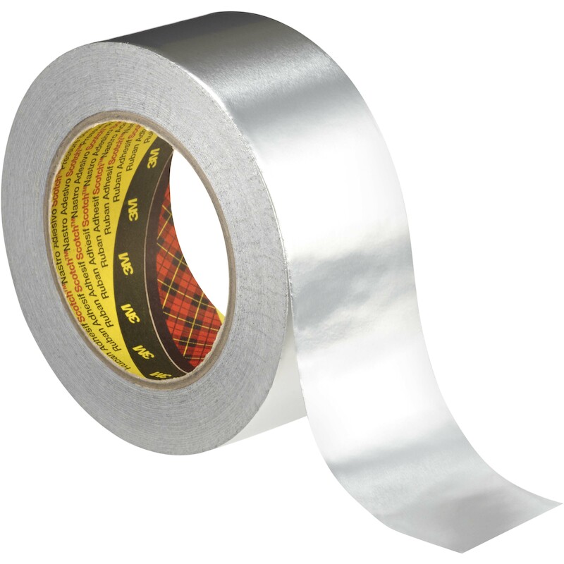 RUBAN ADH.ALUMINIUM ARGENT  H1436F  50MM X 50M  3M