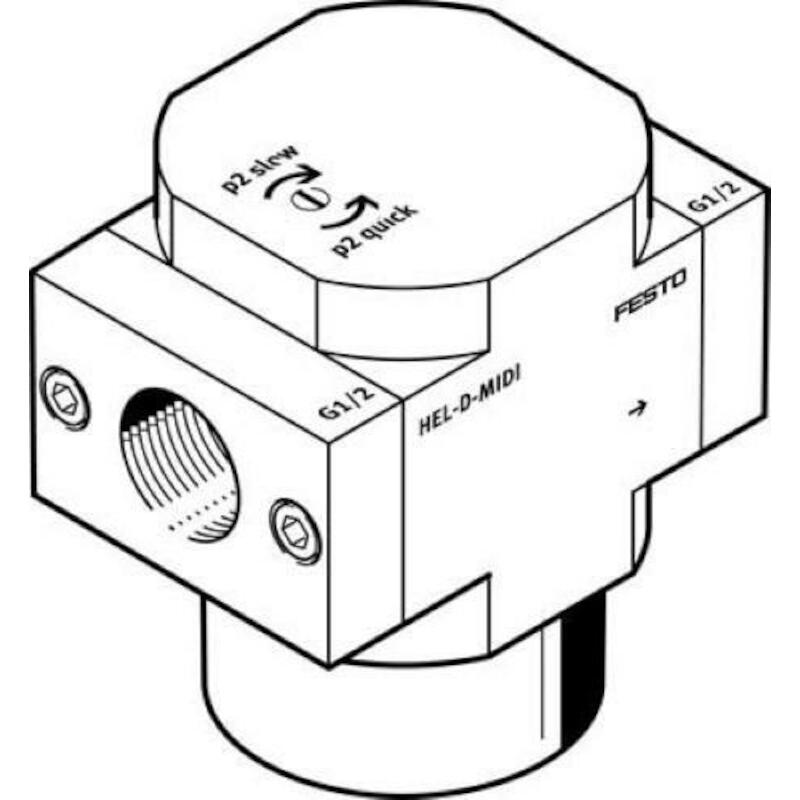INSCHAKELVENTIEL HEL-1/4-D-MINI (165077) FESTO