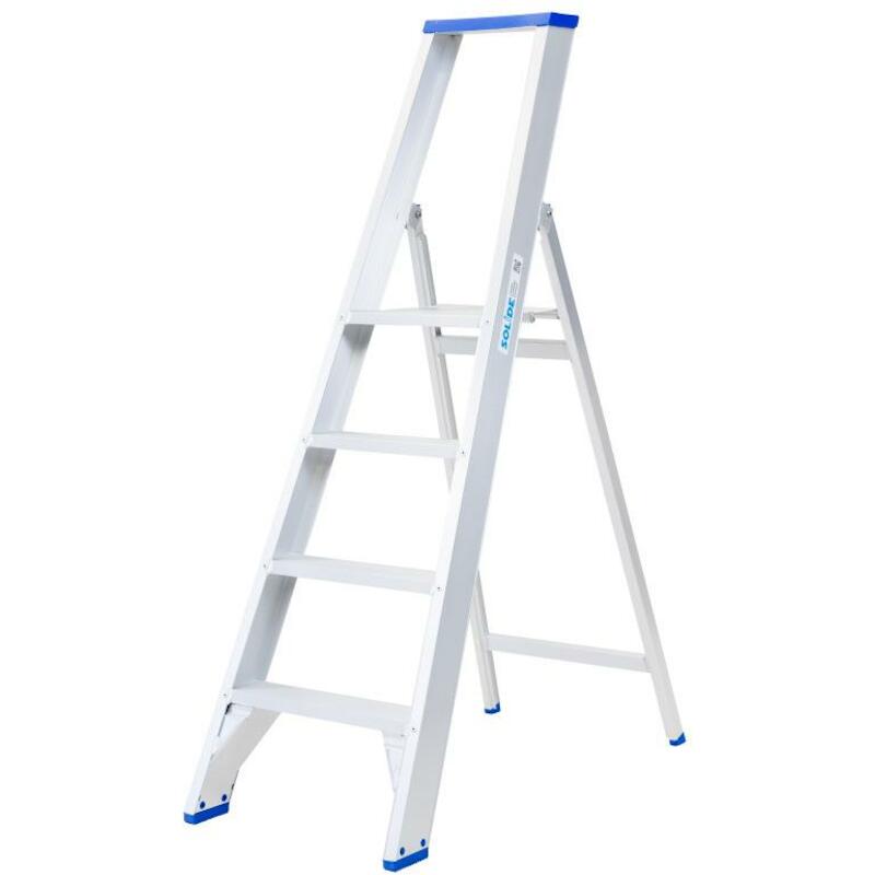 TRAPLADDER ENKEL      4 TREDEN PT04 - 1,00M SOLIDE