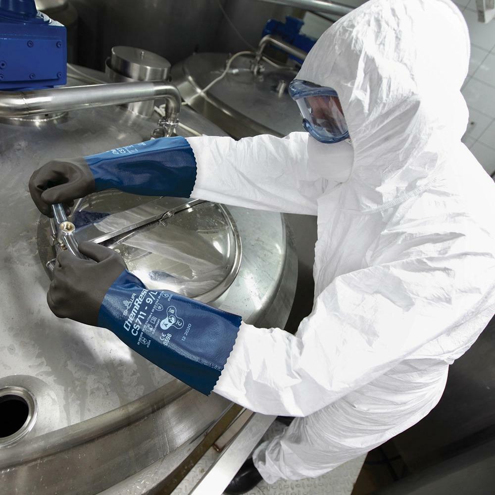 HANDSCH.POLYESTER/NITRIL    CS711     11/XXL SHOWA