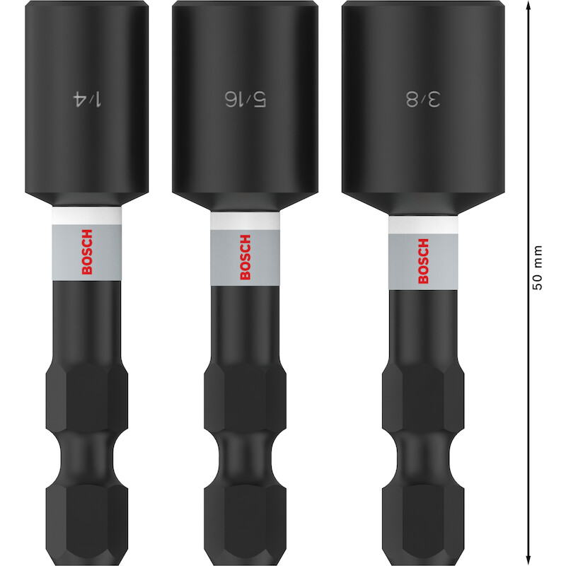 DOPSLEUTELSET PRO IMP. 1/4" 2608521U65 (4ST) BOSCH