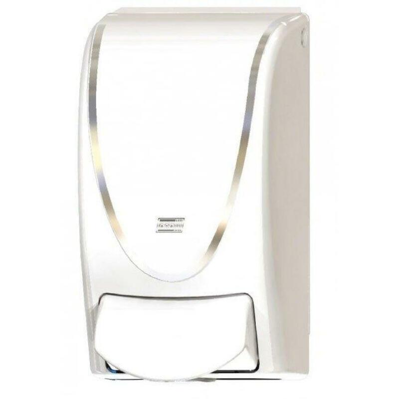 DISPENSER 1L BLANC/CHROME   WASHROOM     DEB STOKO