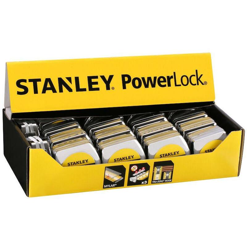 MÈTRE RUB.POWERLOCK ABS 5M  1-33-194 19MM  STANLEY