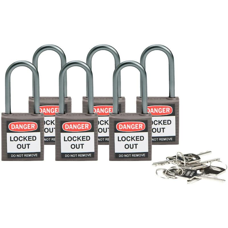 HANGSLOT - BRADY 814133 - 32 MM GRIJS (6 EA)