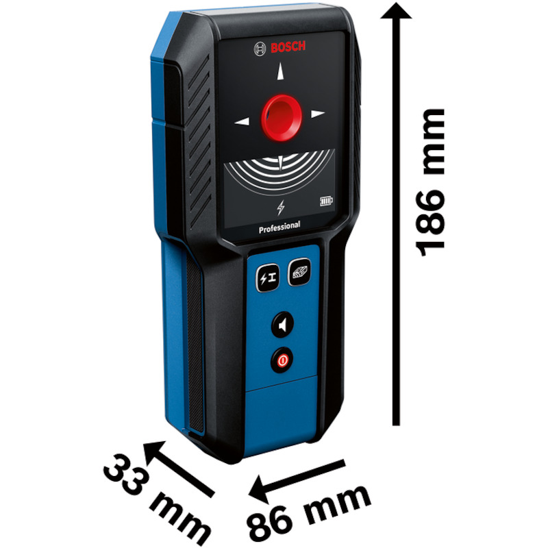 DETECTOR 3,7V/1AH           GMS 120-27       BOSCH
