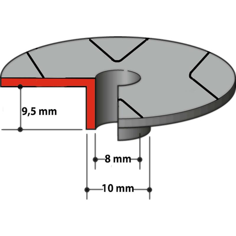 KOPIEERRING FREESMACH.10MM  343577-5 H=10MM MAKITA