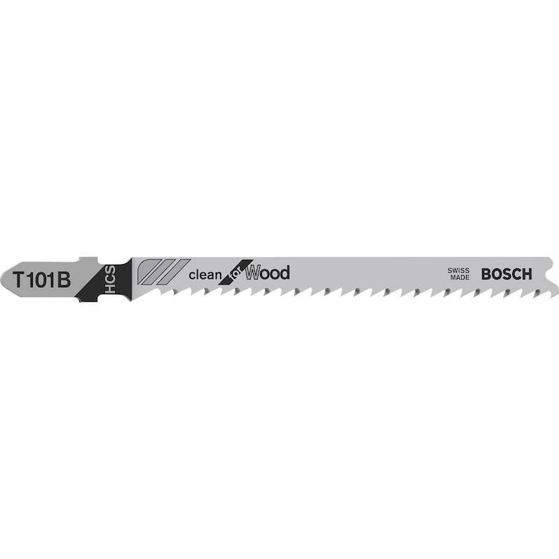 Bosch - jigsaw blade - t 101 b Clean for Wood - wood - 100 mm - 5 pieces - 47994586