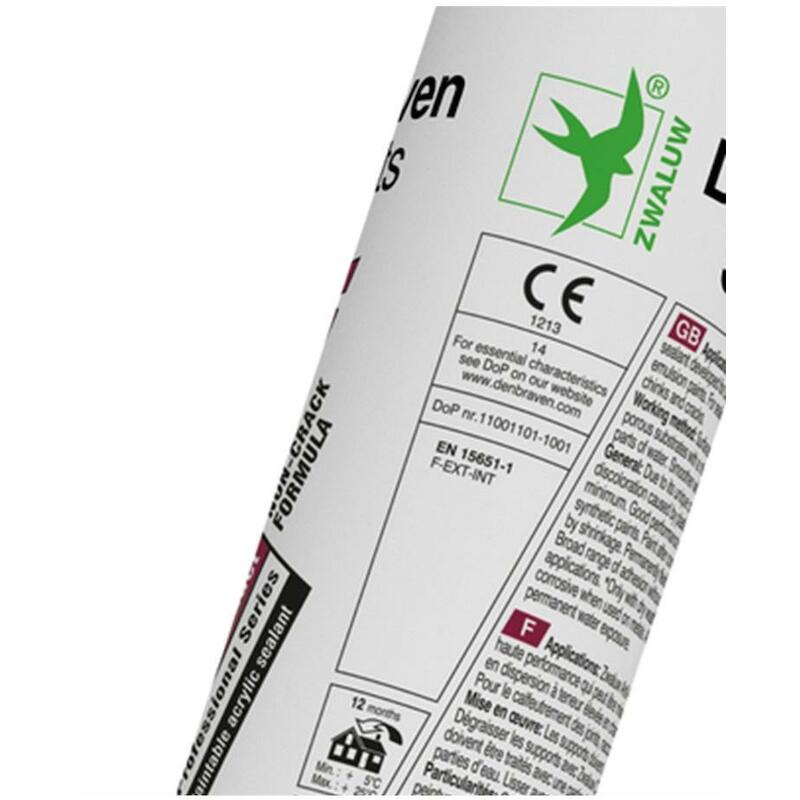 KIT ACRYLIQUE BLANC   310ML ACRYL ANTI-CRACK ZWALU