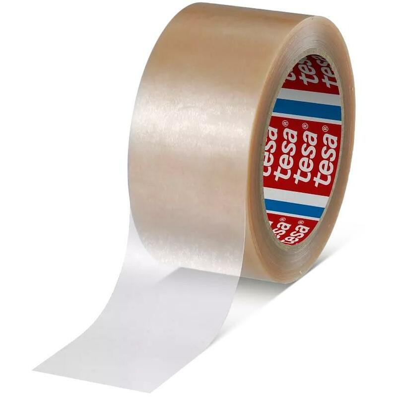 Tesa - Ruban d'emballage - Tesapack 4124 - pvc - 50 mm x 66 m - Transparent - 03261202