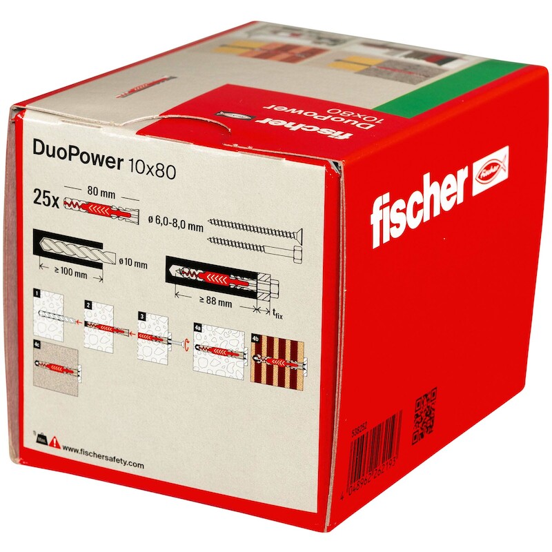 PLUG NYLON 10X80            DUOPOWER       FISCHER