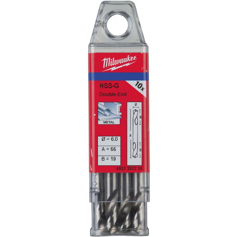 METAALBOOR HSS-G   6MM      4932352234(10ST)MILWAU