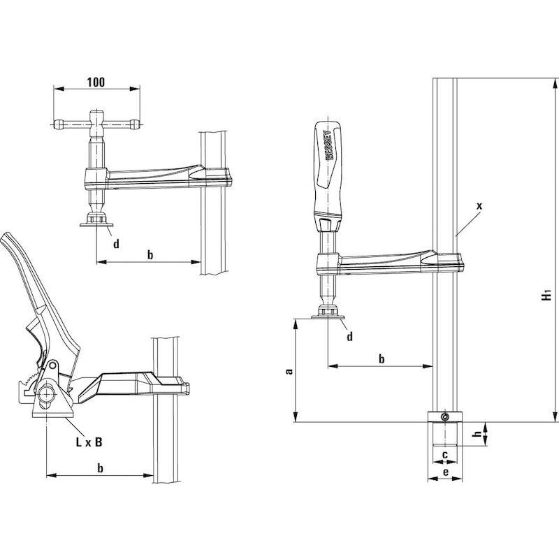 SPANELEM.LASTAFEL 200X100   TW16-20-10K(KNEVEL)BES