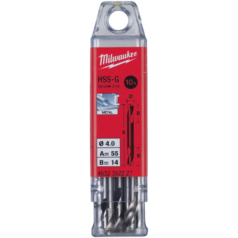 METAALBOOR HSS-G   4MM      4932352227(10ST)MILWAU