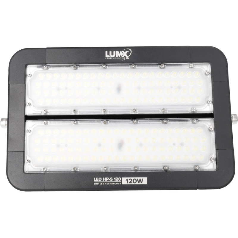 Lumx - LED-werfstraler - hp-s 120 - lm 62120 - 120 w - 16.800 lm - 6500 k - IP66 - 5 m kabel H07RN-F - 03359789