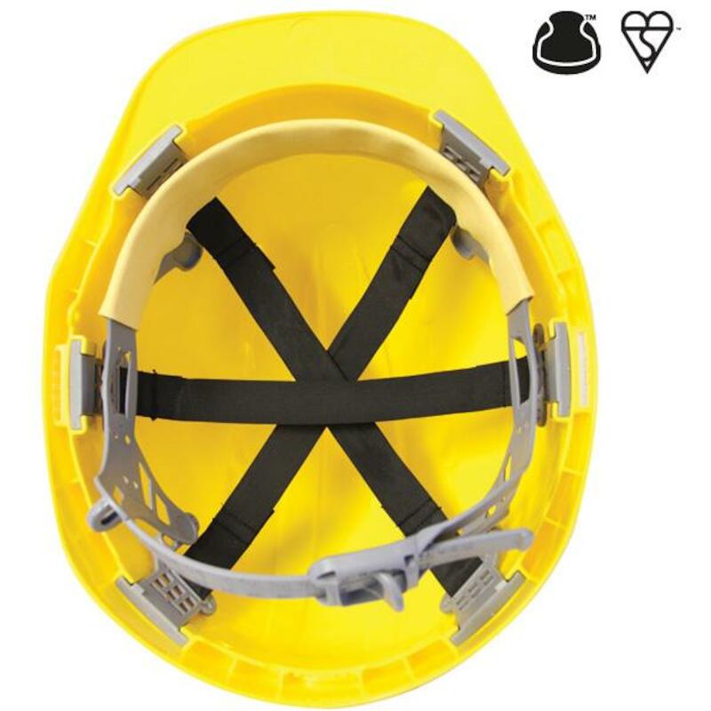 HELM VENTIL.+ SLIP          EVO3 GEEL          JSP