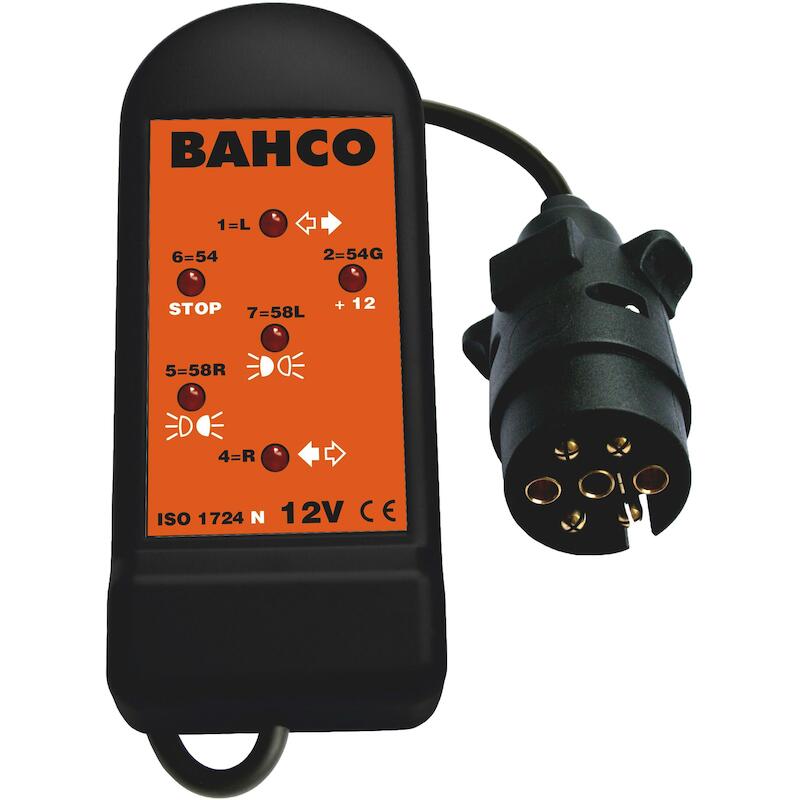 STOPCONTACT/PLUG TESTER 12V BELT127 7PIN     BAHCO