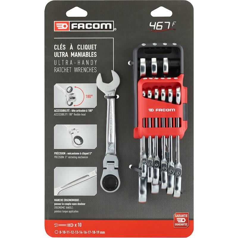 SET RINGSTEEKRATELSL. METR. 467BF.JP10 (10ST)FACOM